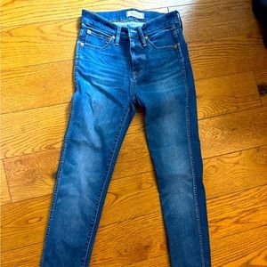 Madewell 9” High Rise Skinny Jeans